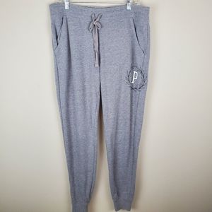 Victoria's Secret Pink Gray Jogger Pants